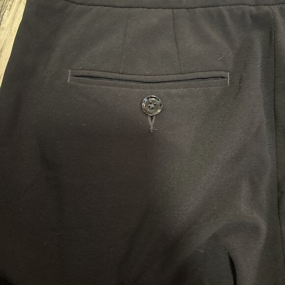 Express Black Pleated Cropped Dress Pants Size 4 Womens - Picture 6 of 7